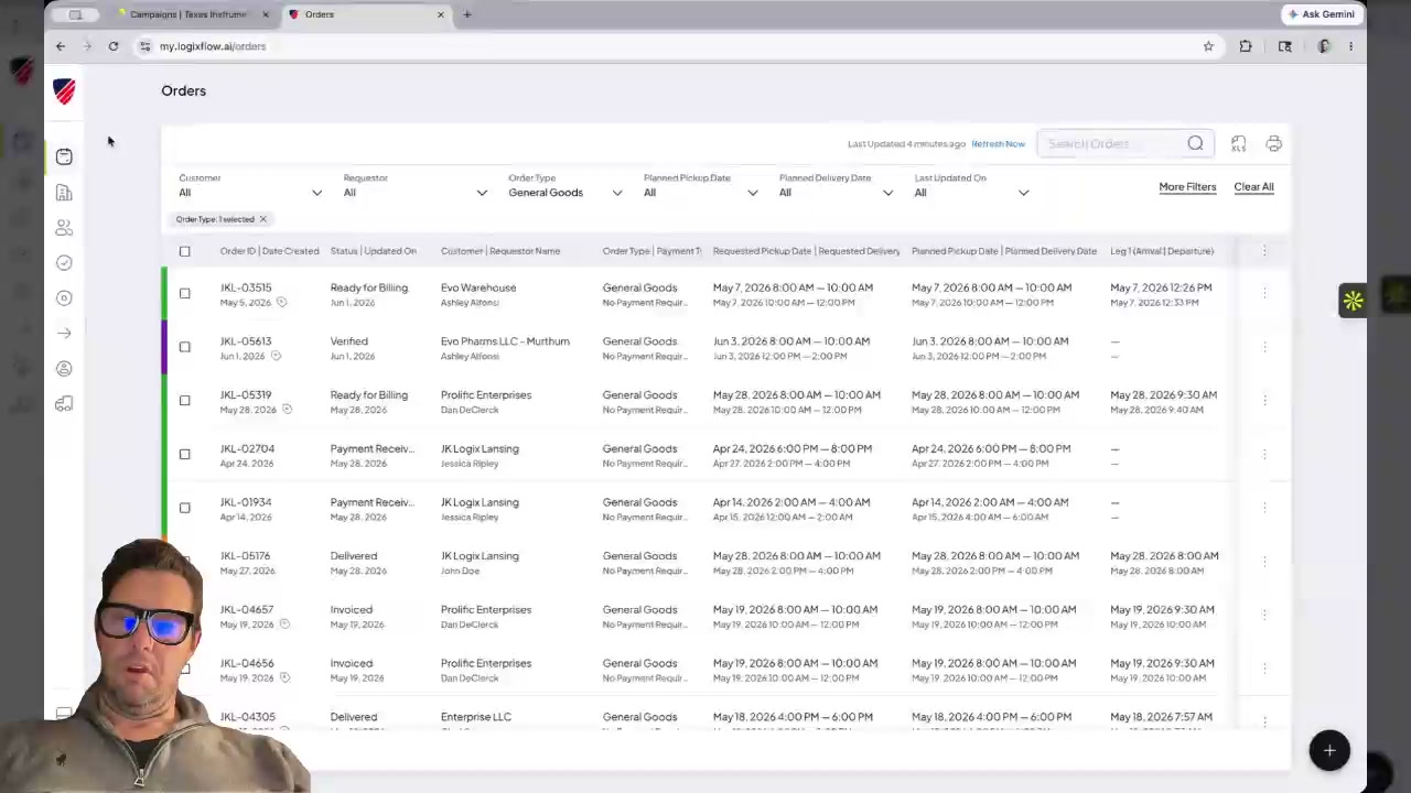 Logistics Orders & ELD Automation
